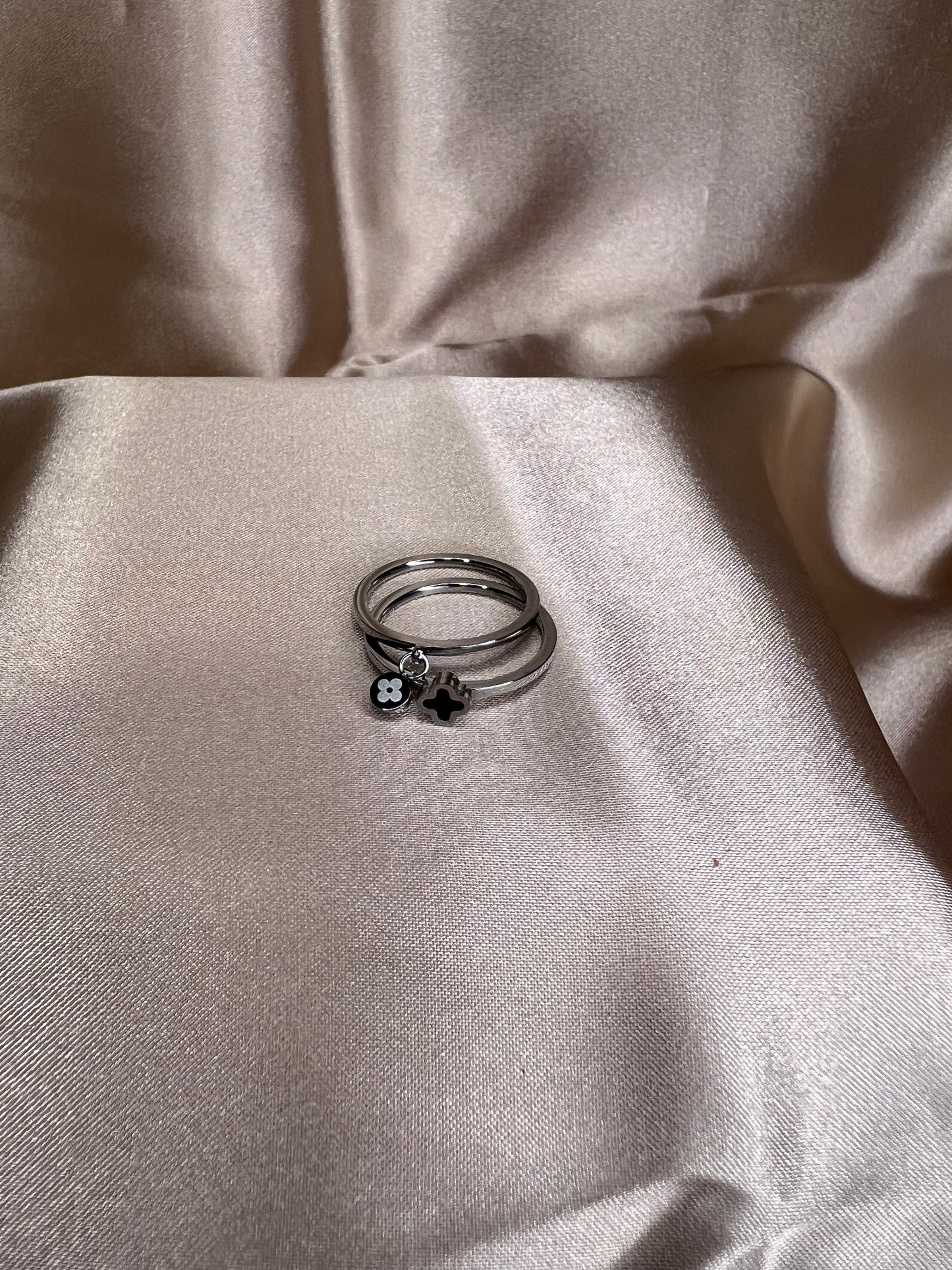 Zarya Ring 2 in 1 Silver