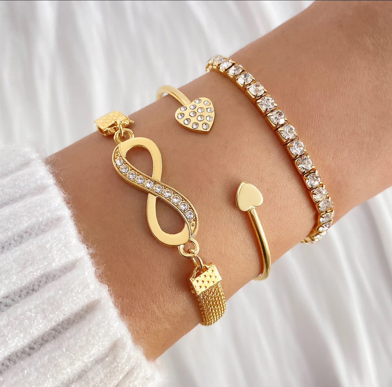 Liya Bracelet Set Gold