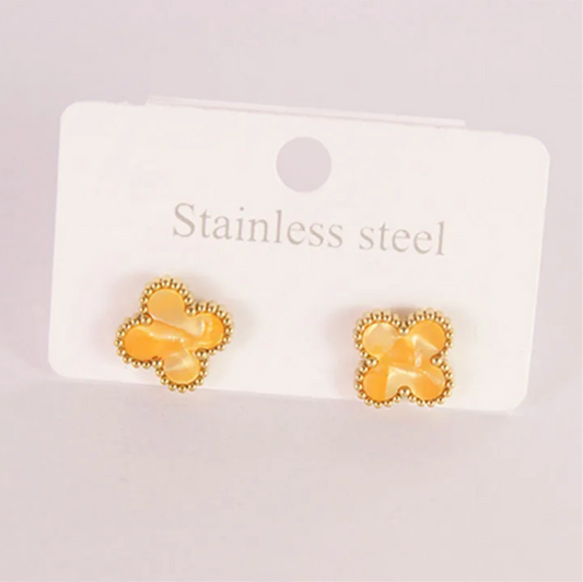 Nayra Earrings Yellow