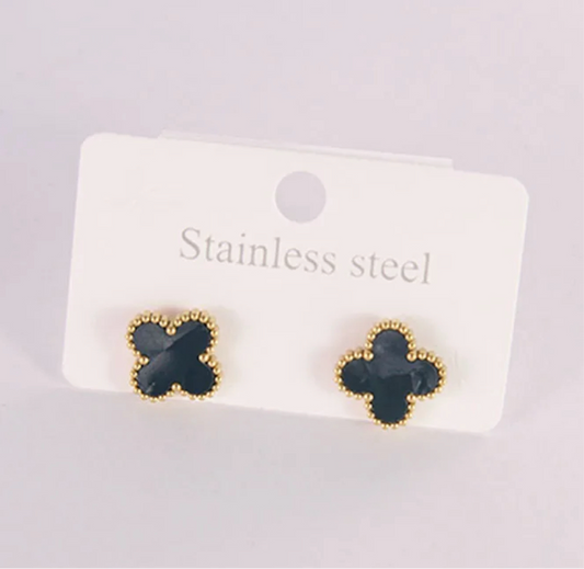Nayra Earrings Dark Grey