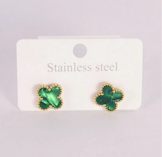 Nayra Earrings Green