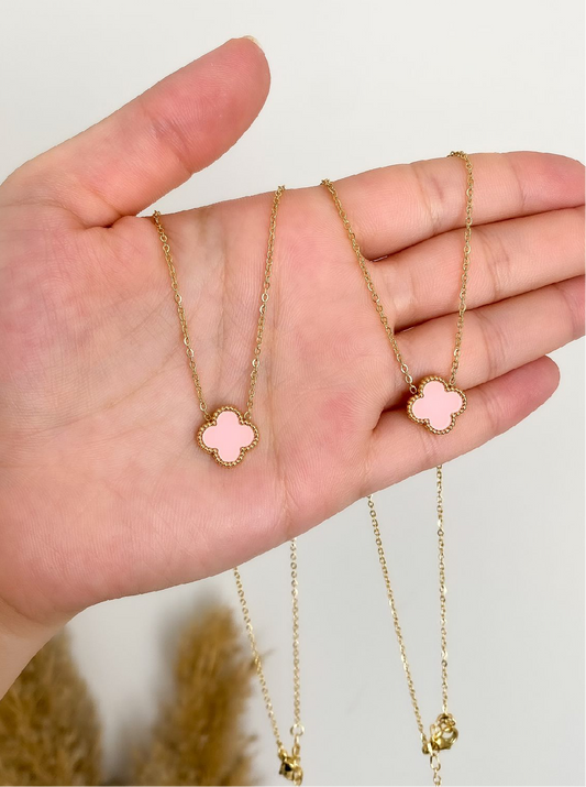 Sofia Necklace Light Pink