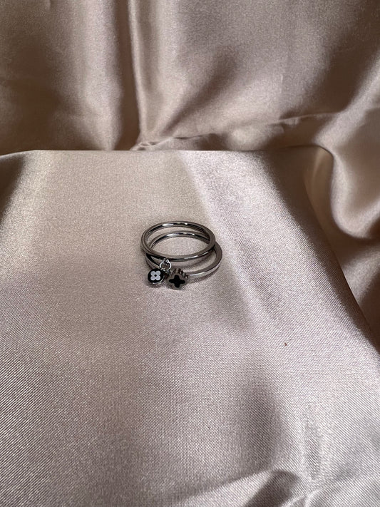 Zarya Ring 2 in 1 Silver